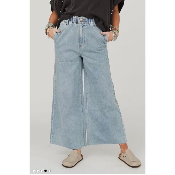 Three Bird Nest Simply You Wide Leg Jeans - Picture 4 of 7
